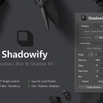 逼真的PS投影插件-Shadowify汉化版（PS扩展面板）
