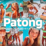 夏季海滩旅拍人像明亮生动LR预设 Mobile Lightroom Presets-Patong