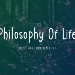 Philosophy of Life 字体下载手写字体