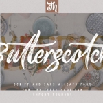 Butterscotch Font字体