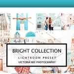 时尚博客旅拍人像手机版移动Lightroom预设 BRIGHT LIGHTROOM PRESETS