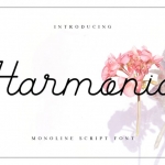 Harmonia Monoline字体