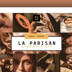 棕褐色复古胶片效果LR预设+APP预设 La Parisan Lightroom Preset