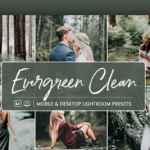 森系电影胶片LR预设+手机lr预设 Lightroom Presets Evergreen Clean