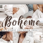 室内外产品人像后期手机版lr预设 Boheme Mobile Lightroom Presets