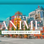 动漫色系颜色分级LR预设+LUT预设 Anime Lightroom Presets and LUTs