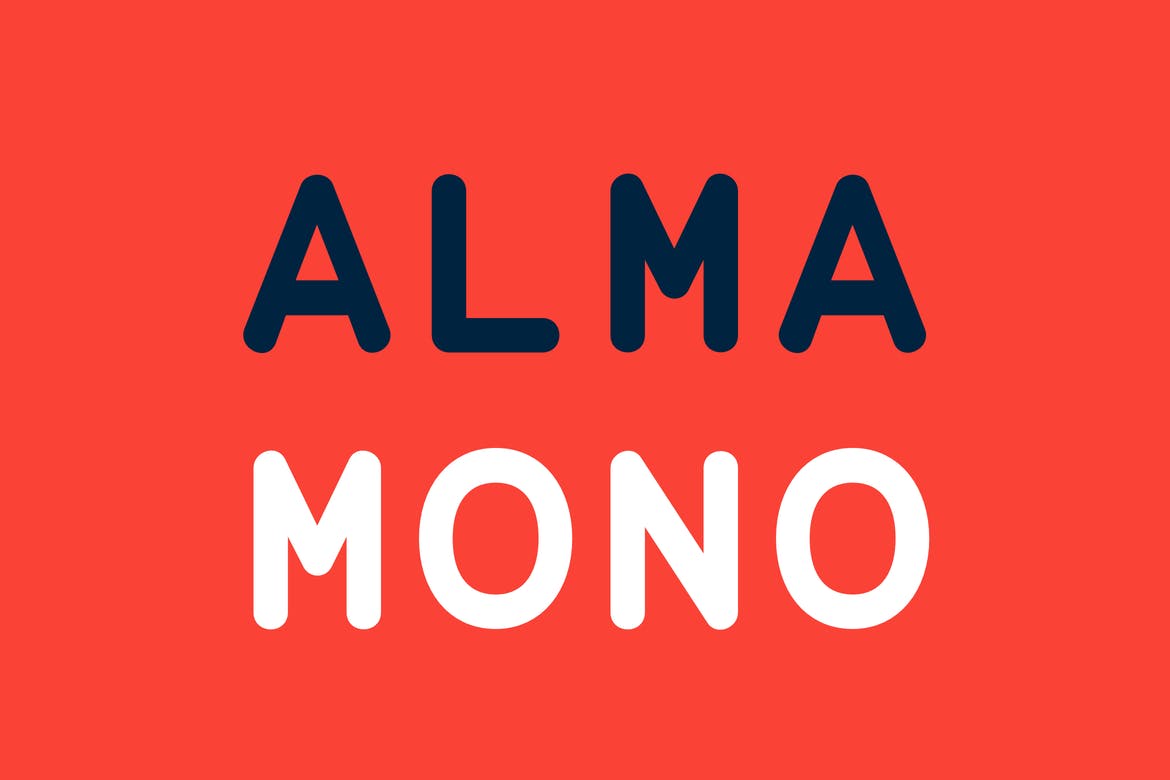 阿尔玛·莫诺字体无衬线字体插图