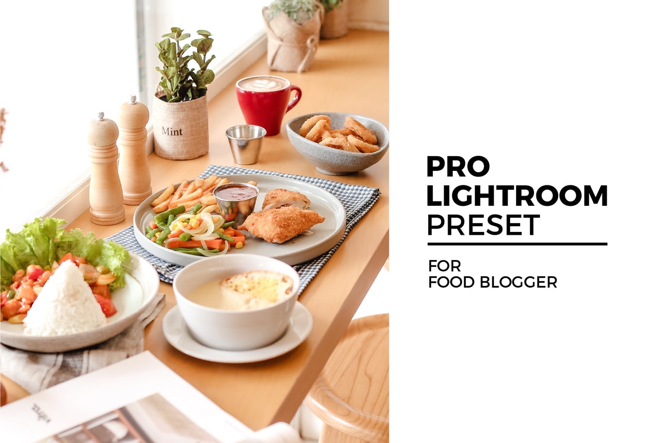 用于食物博客的Lightroom预设Lightroom Preset for Food Blogger插图