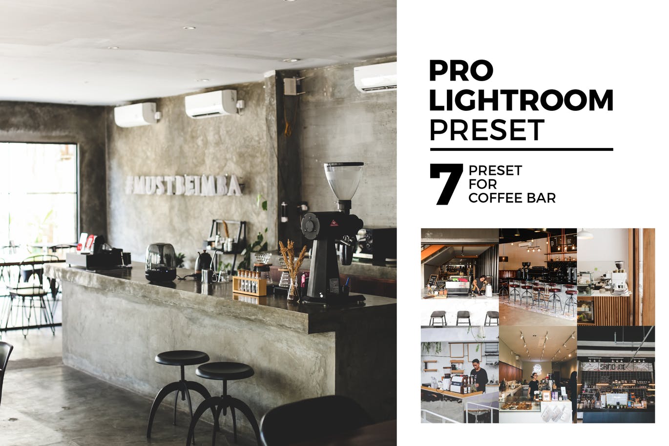 咖啡厅的7个Lightroom预设lightroom preset for coffee bar插图