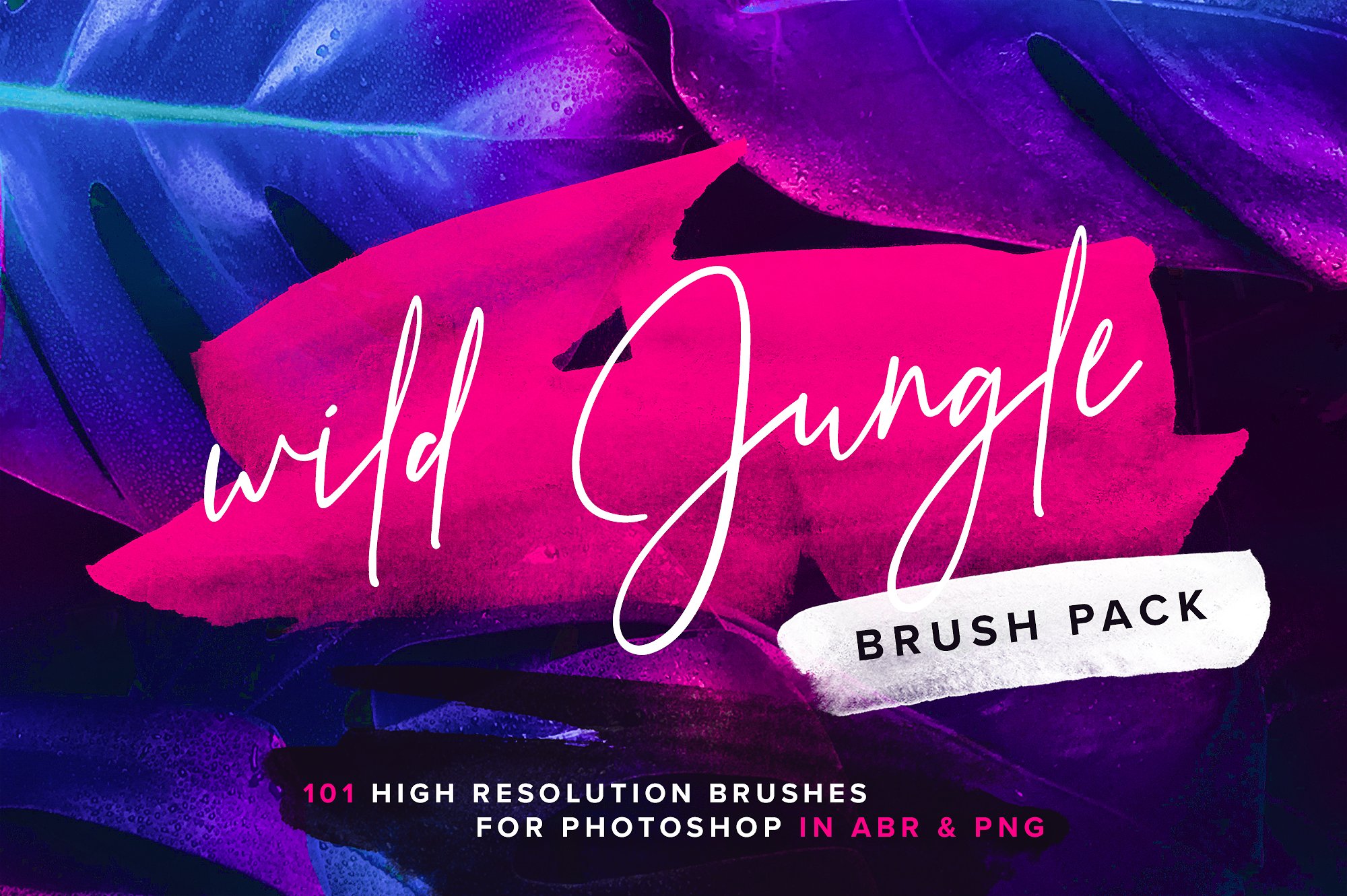 高分辨率画笔PS笔刷 Wild Jungle – Brush Collection插图5