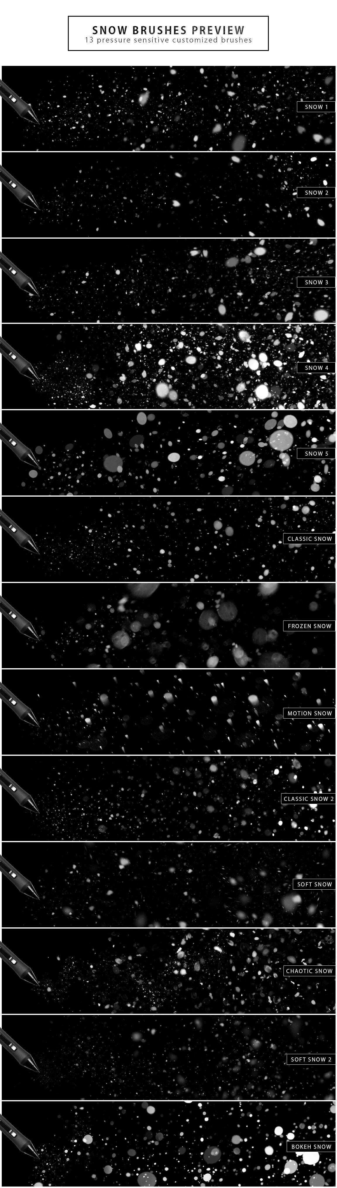 20款雪、雾、霜特效的PS笔刷下载[abr]插图3