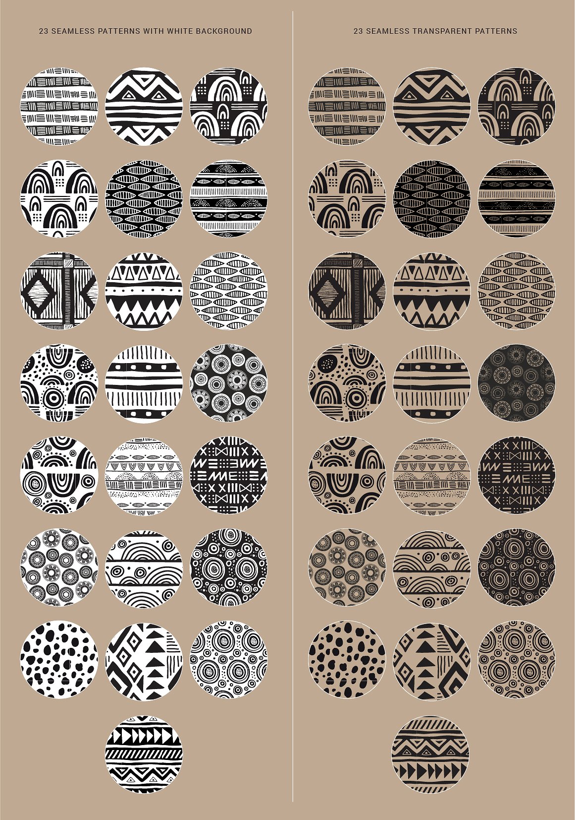 非洲元素图案笔刷 African dream – patterns and brushes插图6