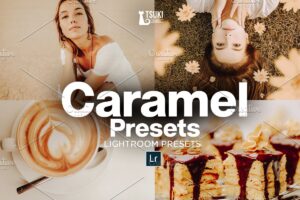 INS人像写真焦糖色调LR预设/手机LR预设 CARAMEL Lightroom Presets