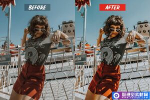 INS风焦糖旅拍人像街拍Lightroom预设/手机APP移动Lightroom滤镜