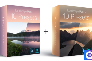 20种颜色分级预设+效果预设Lightroom预设Beboy Landscape Presets Pack 1 + Pack 2