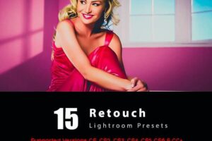 15个免费人像修饰调色Lightroom预设包15 Retouch Lightroom Presets