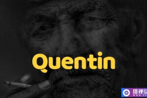 Quentin Pro字体 Quentin Pro Typeface + Webfonts
