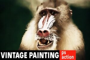 18世纪油画风格效果Photoshop动作 18th Century Painting Photoshop Action