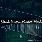黑暗情绪电影旅拍人像风光LR预设/手机LR预设Dark Green Pack