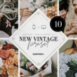 复古胶片婚礼人像焦糖风LR预设/APP预设New Vintage Lightroom Preset