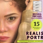 Procreate逼真的人像画笔笔刷下载-Procreate Realistic Portrait Brushes