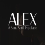 创意标题/广告设计专用英文无衬线字体家族 Alex Sans Serif Font Family