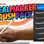 Procreate APP画笔下载-CopicArt markers set for Procreate