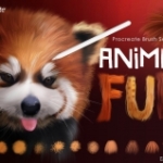 动物毛皮Procreate画笔笔刷下载-Animal Fur Procreate Brushes