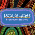 Procreate 点和线条个性笔刷下载（brushset）