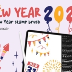 2021新年元素笔刷（brushset）
