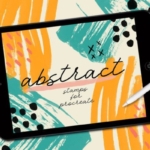 Procreate应用多种形状抽象印章笔刷 Procreate: Abstract Stamp Brushes