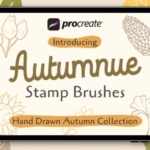 Procreat应用秋季元素图案笔刷 Autumnue – Procreat Brushes