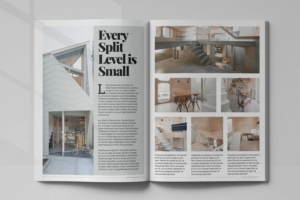 室内设计主题杂志排版设计模板 Inscape Interior Magazine