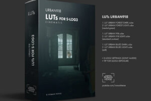 CINEMATIC LUTs "URBAN-918" for S-LOG3 color grading