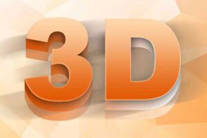 Photoshop图层样式-有光泽的橙色3D文字效果样式素材