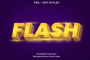 酷炫flash文本特效模板[PSD]