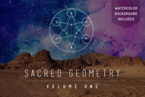 神秘几何图形素材 Sacred Geometry Vector Pack Vol. 1
