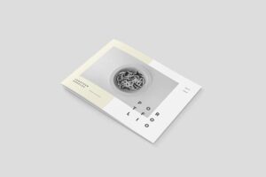 时尚高端简约多功能的品牌手册画册宣传册房地产楼书杂志设计模板