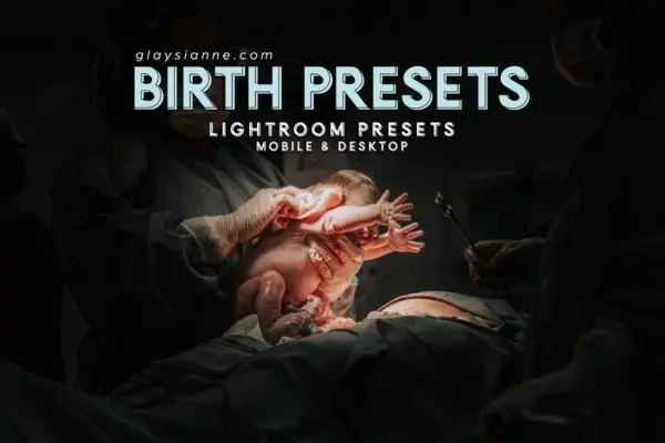 婴儿出生照片滤镜摄影LR预设