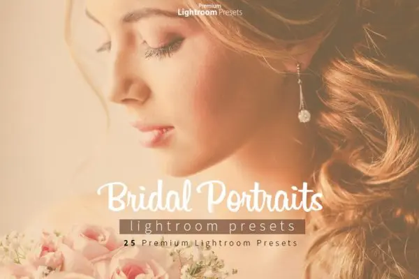 25个婚礼新娘照片调色滤镜Lightroom预设下载