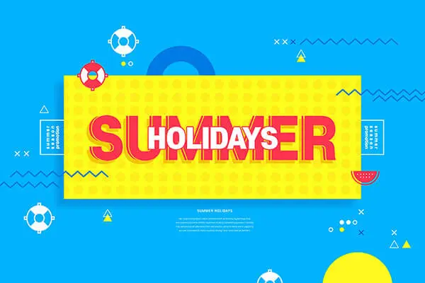 夏季假期活动广告Banner设计素材 (psd) 素材免费下载