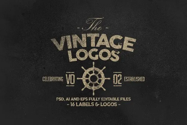 传统的LOGO标签模板 Retro Badges, Labels & Logos Vol.2