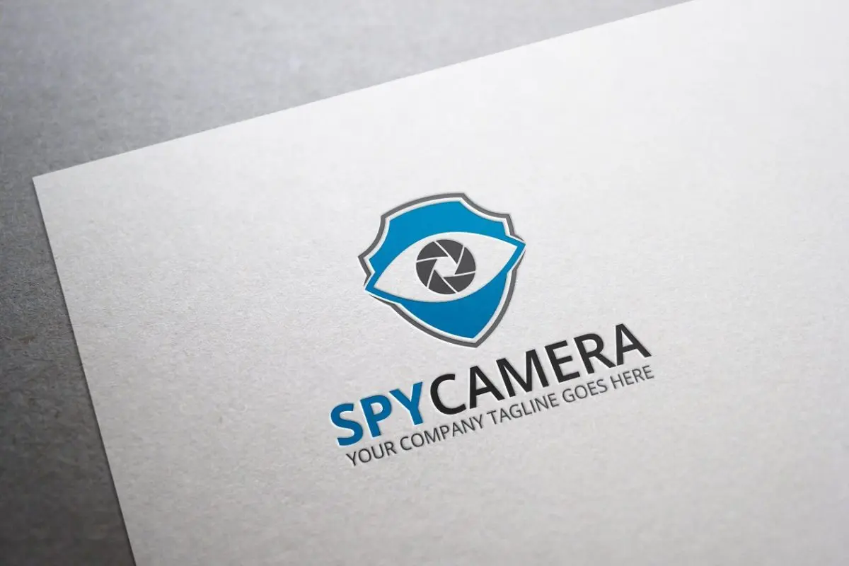 间谍相机LOGO模板 Spy Camera Logo
