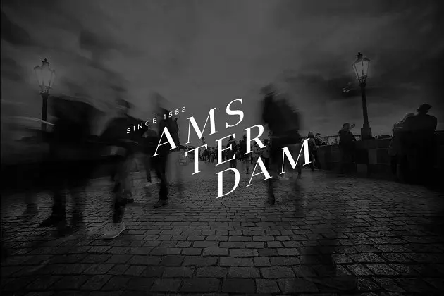 阿姆斯特丹 – 极简主义标志包 Amsterdam – Minimalist Logo Pack