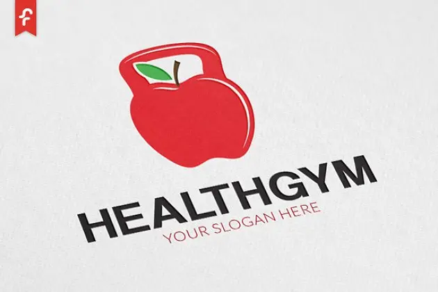 健康主题LOGO模板 Health Gym Logo