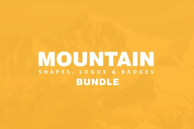 大量logo模板素材合集 Mountain Related Bundle