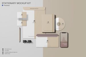办公文具用品样机(PSD,PDF,JPG)