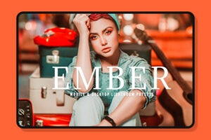 时尚杂志摄影预设ACR预设PS动作Lightroom手机版预设Ember Pro Lightroom Presets