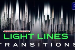 PR模板-40种光线闪烁转场过渡特效 Light Lines Transitions