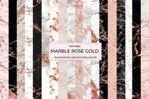 大理石玫瑰金背景素材Marble Rose Gold, Background